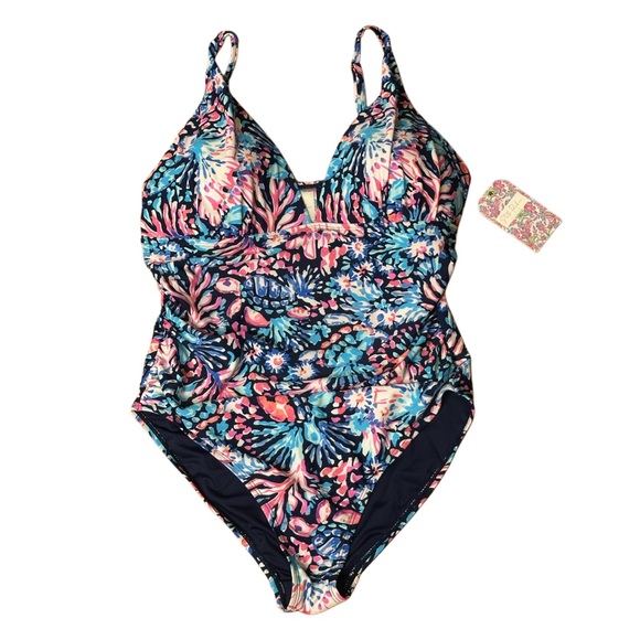 Stella Parker One Piece Swimsuit NWT - Picture 1 of 6